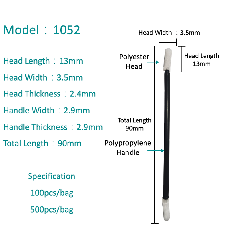 SW-1052 Çift uçlu elastik polyester sürüntü