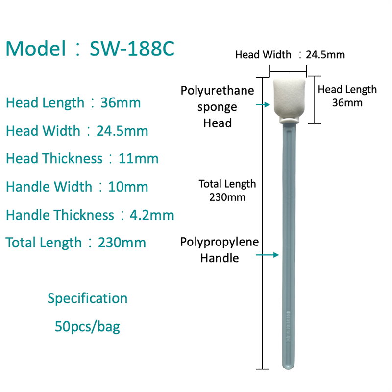 SW-188C Tamamen Açık Hücre Sünger Swab