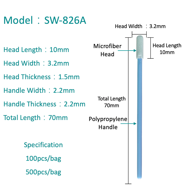 SW-826A Ultra Saf Mikrofiber Swab